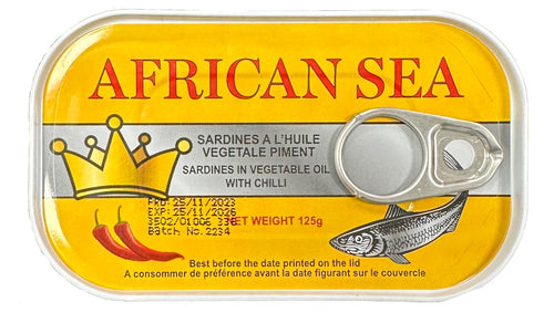 African Sea Sardines in Vegetable Oil with Chilli